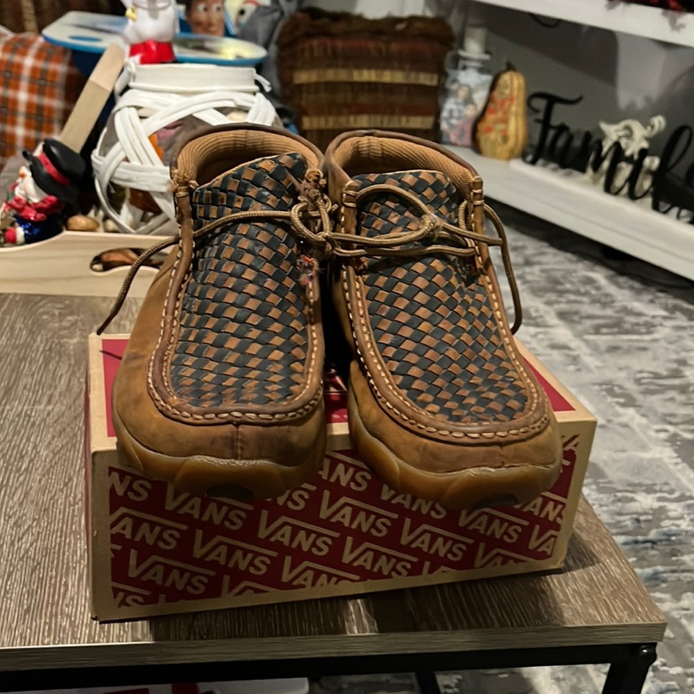 TWISTED X MEN'S "THE ORIGINAL" CHUKKA BOOT DRIVING MOC size 7.5